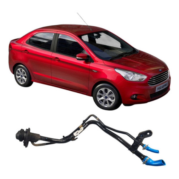 Gargalo Tanque Combustível Ford Ka 1.0 3c 2018-2021  Preto