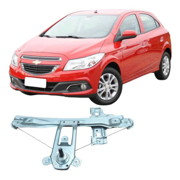 Máquina Vidro Manual Traseiro Esquerdo Chevrolet Onix 2014