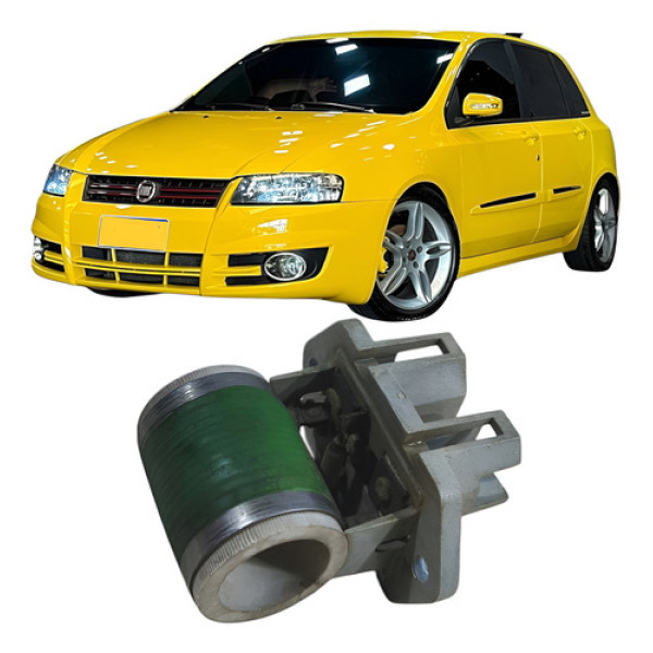 Resistência Relé Ventoinha Fiat Stilo 1.8 4c 2009 Vermelho
