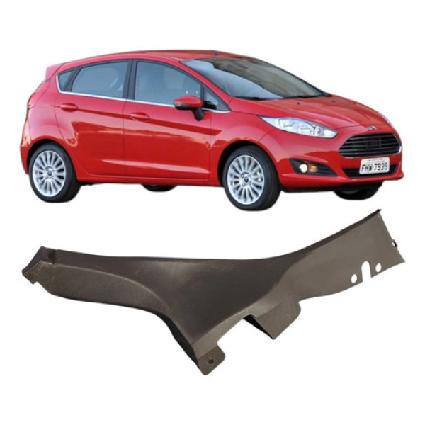 Soleira Traseira Direita Ford New Fiesta 2014 2015 2016 2017 Cinza