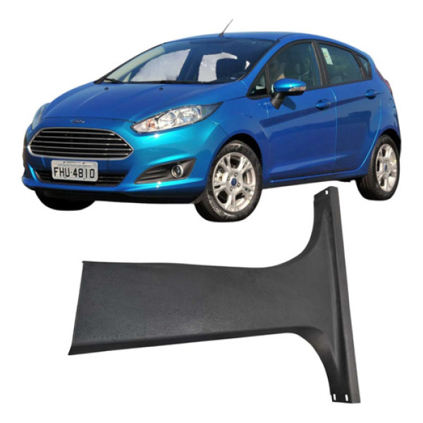 Acabamento Coluna Central Esquerda Ford New Fiesta 2014 