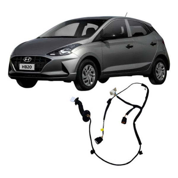 Chicote Porta Traseira Direita Hyundai Hb20 2021