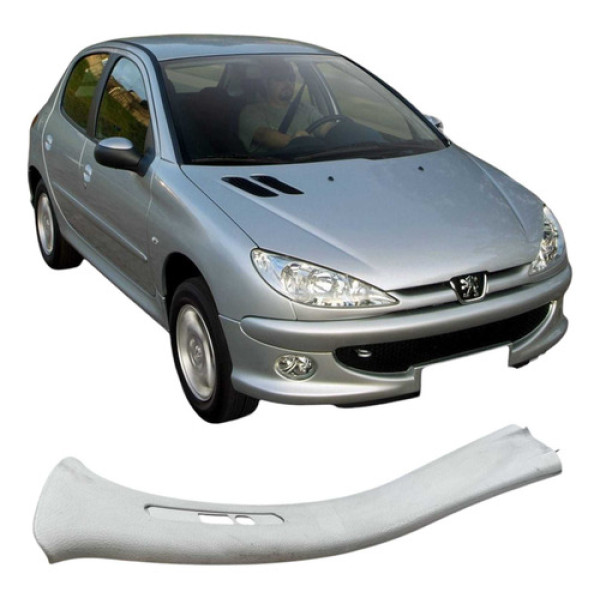 Coluna Esquerda Cinto Peugeot 206 2008 1.4 4p 9644285977 Branco
