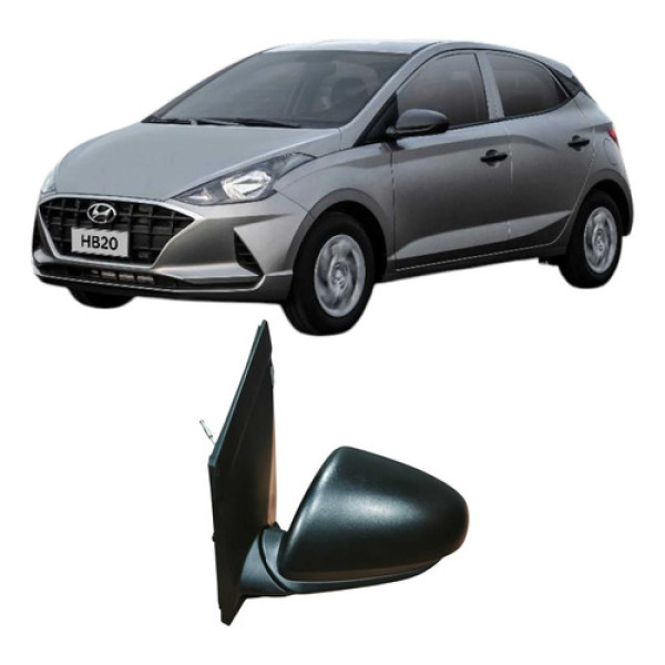 Retrovisor Lado Esquerdo Hyundai Hb20 1.0 2020 Original