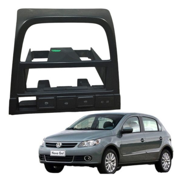 Moldura Acabamento Central Gol G5 1.6 4p Flex 2010 A 2014