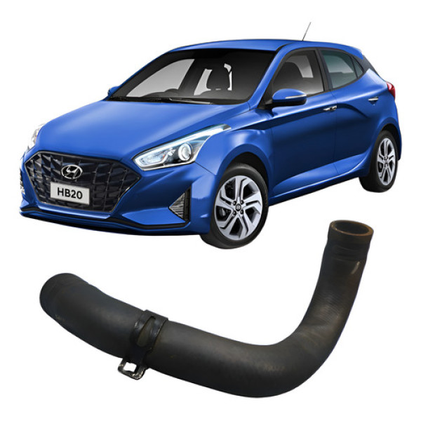 Mangueira Inferior Radiador Hb20 2013 A 2019 Orig 254121s000