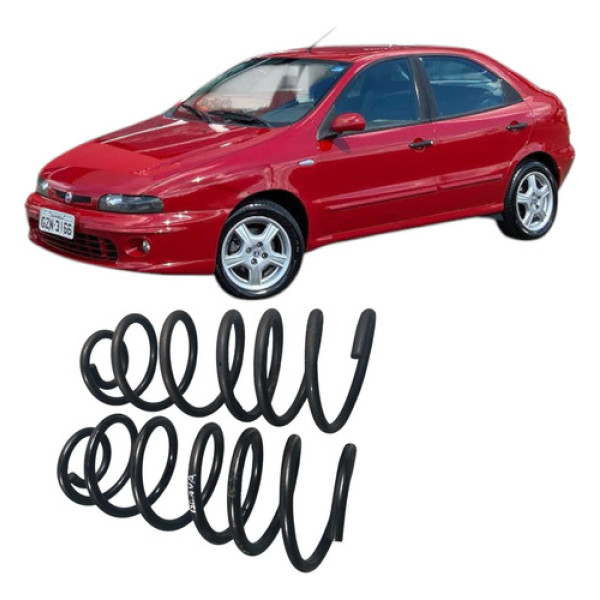 Par De Mola Traseira Fiat Brava Sx 2001 4p 2018100