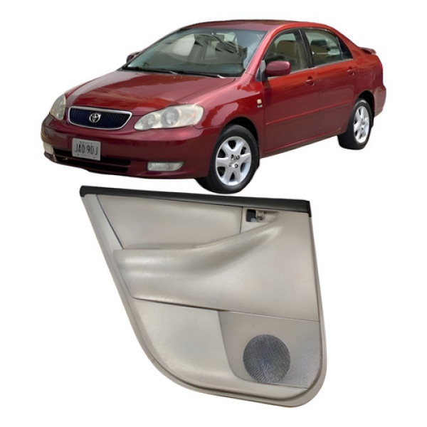 Forro Porta Tras. Esquer 6777602120 Corolla 2003-2008  Cinza Cinza