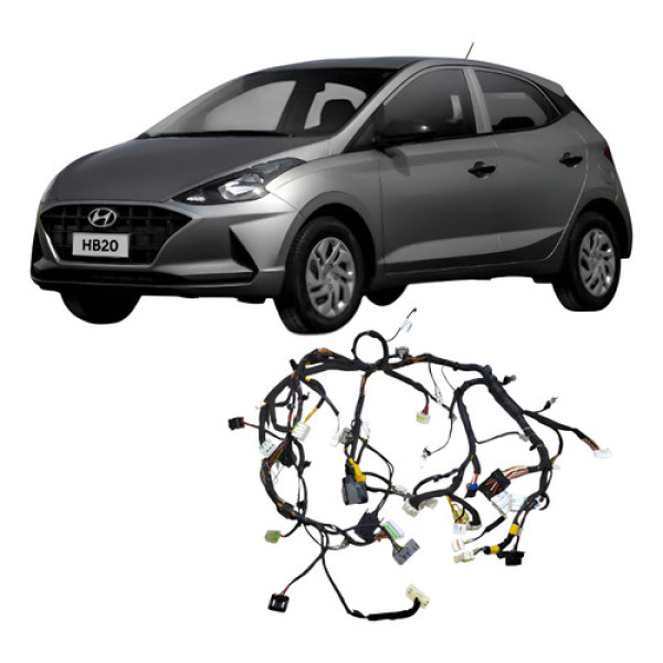 Chicote Elétrico Frontal Hyundai Hb20 1.0 3c 2021  .