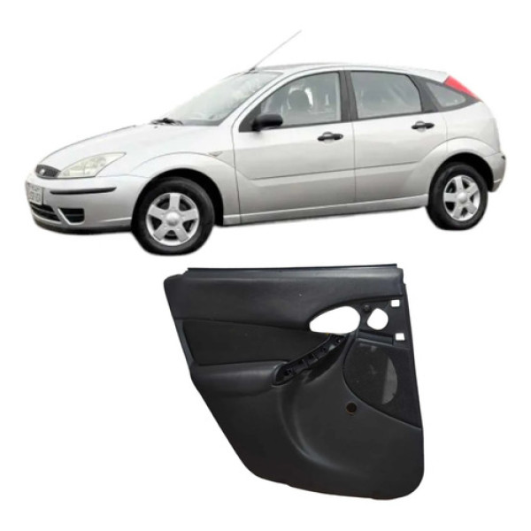Forro Porta Traseira Esquerda Ford Focus 1.6 2007 Original 