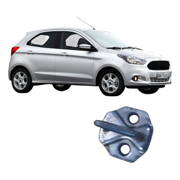 Batente Trava Fechadura Porta Ford Ka 2018 Preto Preto
