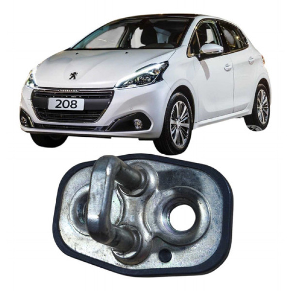 Batente Fechadura Porta Peugeot 208 1.2 3c 2019 9655466380