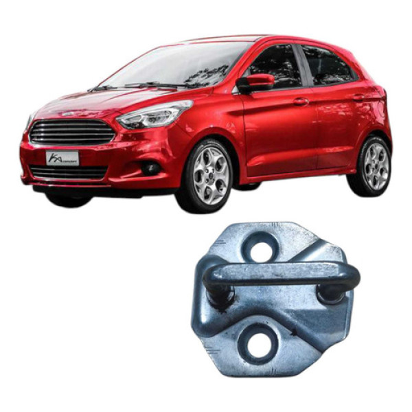 Batente Fechadura  Ford Ka 2015 1.0 3c E3b156576 Prata