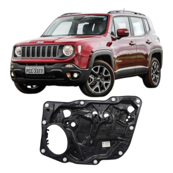 Suporte Máquina Vidro Dianteiro Direito Jeep Renegade 2015