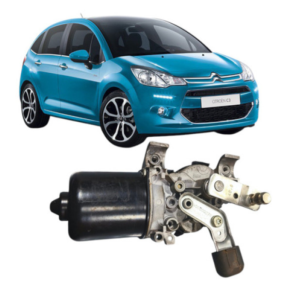 Motor Limpador Parabrisa Dianteiro Citroen C3 2013 A 2018