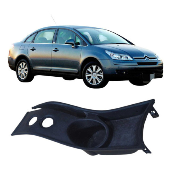 Moldura Porta Copos Freio Citroen C4 Pallas 2008 9649644077 Preto