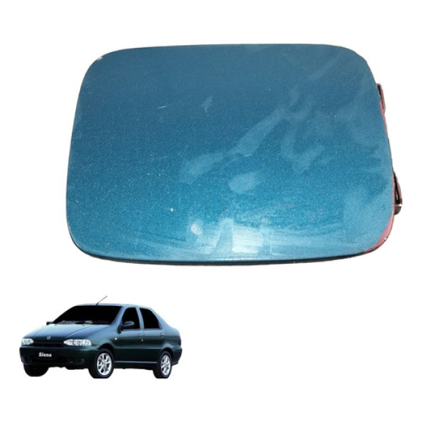 Tampa Portinhola Tanque Combustível Fiat Siena 1997 A 2017 Azul 1998