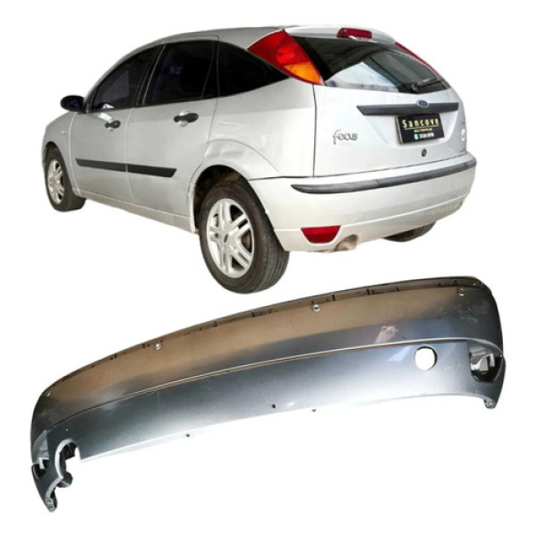 Parachoque Traseiro Prata Ford Focus Hatch 2008 98aba17a750