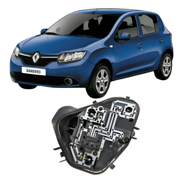 Circuito Soquete Lanterna Direita Sandero 2015-2019  - Direito/passageiro - 1#