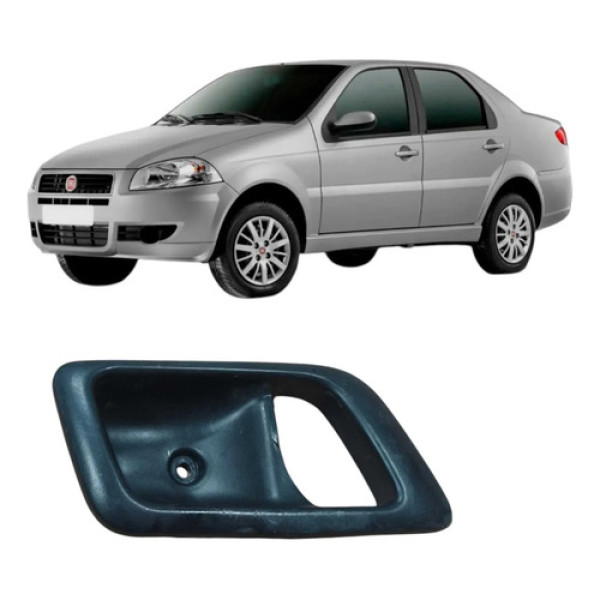 Moldura Maçaneta Dianteira Esquerda 1.0 2013 100167709 Preto Dianteira