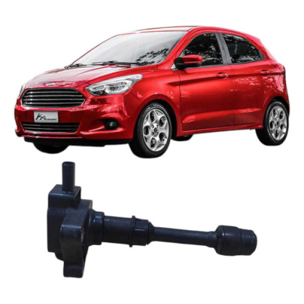 Bobina Igniçao 1.0 3cc Ford Ka 2014 2020 E3bg12a366bb