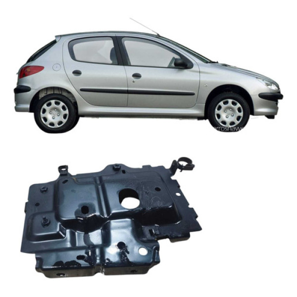 Suporte Bateria Peugeot 206 207 Sensat 2008 1.4 Preto