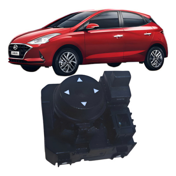 Comando Retrovisor Elétrico Rebatimento Hyundai Hb20 2021
