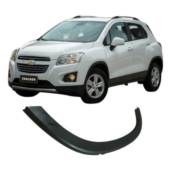 Moldura Para-lama Traseiro Direito Gm Tracker 2015 814728200 Prateado