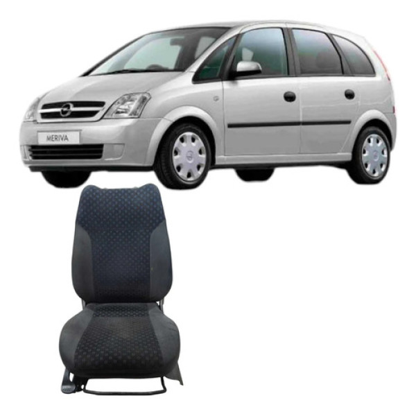 Banco Dianteiro Direito Chevrolet Meriva 2012 1.4 Cinza