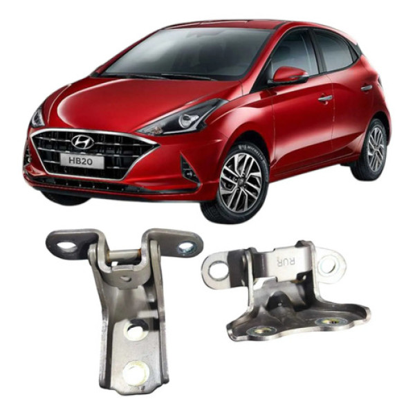 Par Dobradiça Dianteira Direita Hyundai Hb20 1.0 3c 2021 