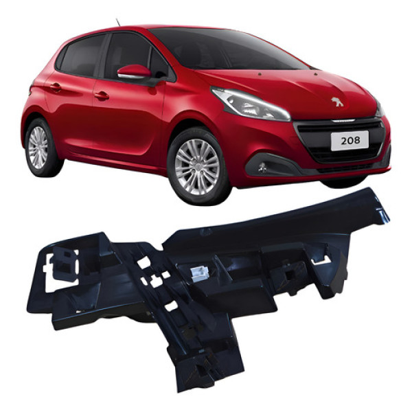 Suporte Guia Para-choque Traseiro Esquerdo Peugeot 208 2019