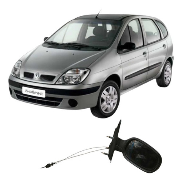 Retrovisor Direito Renault Scenic 2009 Original