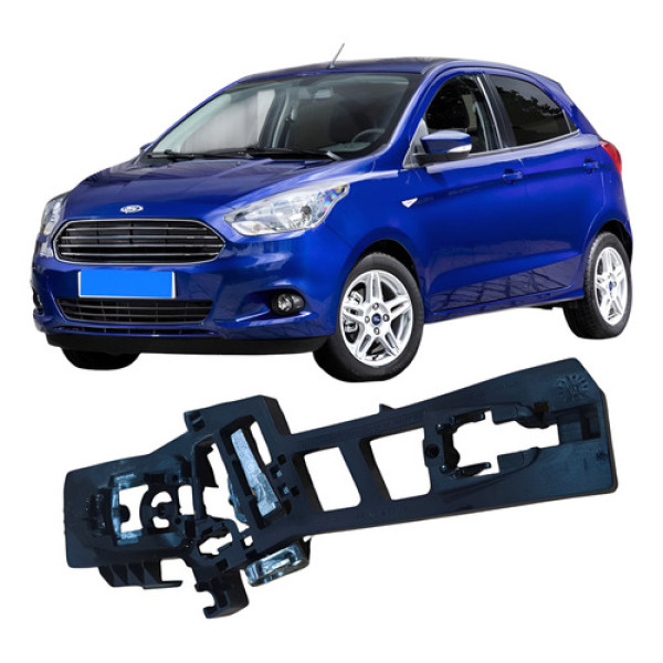 Reforço Interno Maçaneta Dianteiro Direito Ka 2018 A224a37 Preto