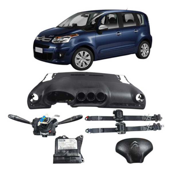 Kit Airbag Citroen C3 Picasso 1.5 2014 620504800 Preto