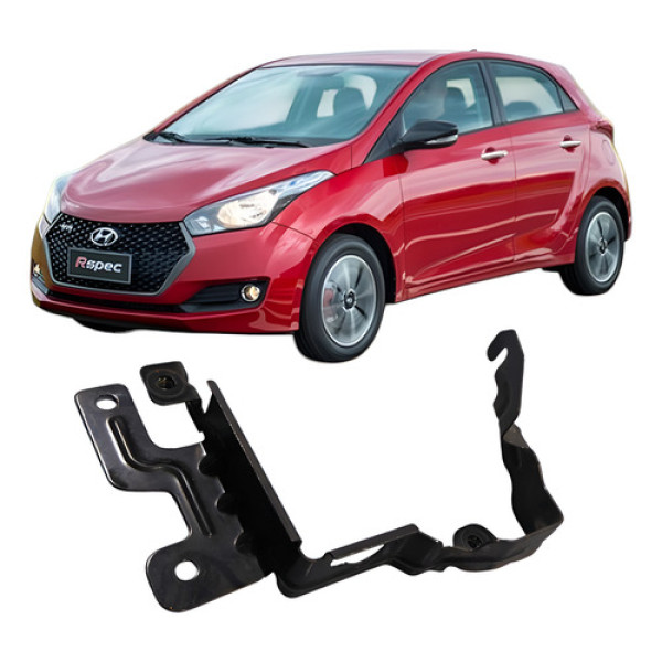 Suporte Reservatório Partida Frio Hyundai Hb20 2018 756004sa Preto