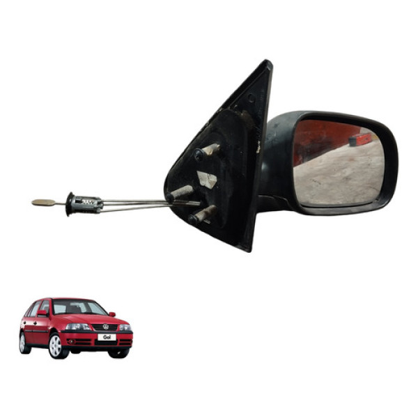 Retrovisor Direito Manual Vw Gol 01/05 C Detalhe