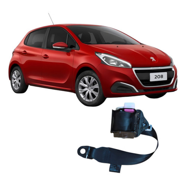 Cinto Segurança Traseiro Esquerdo Peugeot 208 2019