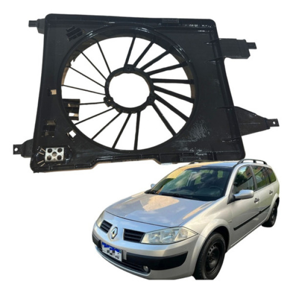 Defletor Ventoinha Radiador  Megane 1.6 16v 4p 2009 A 2014