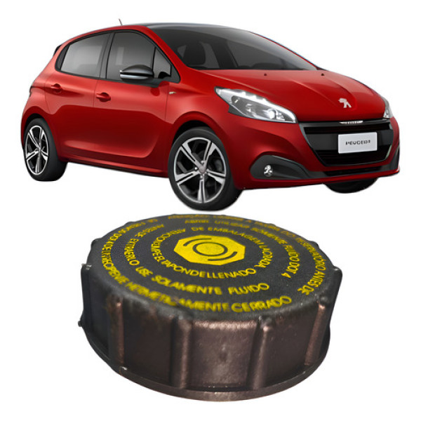 Tampa Reservatório Fluido Freio Peugeot 208 Allure 2017   .