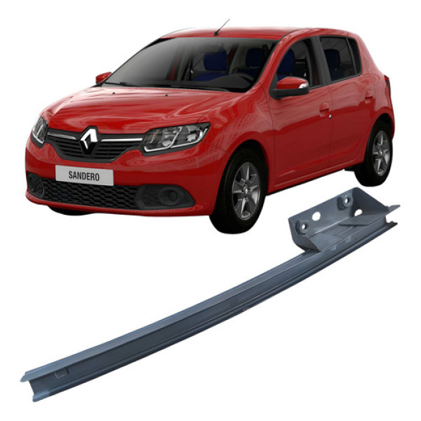 Guia Interno Vidro Dianteiro Direito Renault Sandero 2017 Cinza