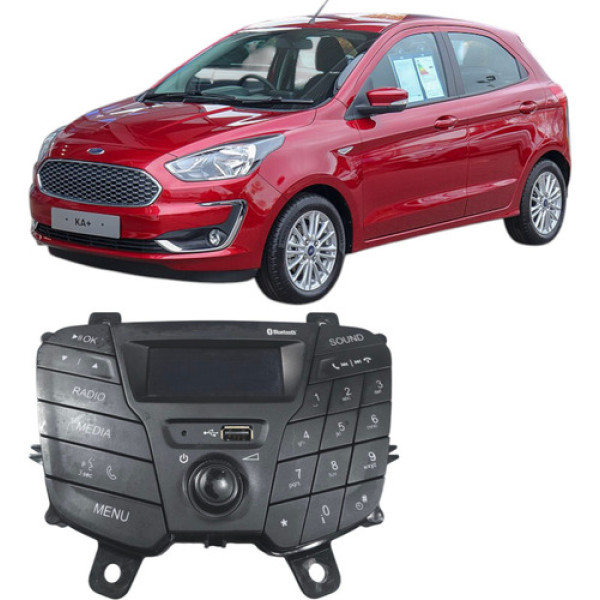 Radio Som Bluetooth Original Ford Ka 1.0 3cc 2014 À 2020.
