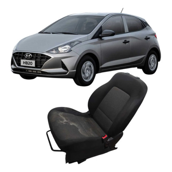Banco Dianteiro Direito Hyundai Hb20 1.0 Sense Flex 2020 Preto