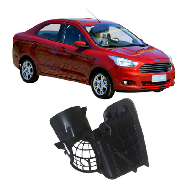 Duto Caixa De Ar Lado Esquerdo Ford Ka 2018 Preto