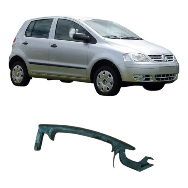 Maçaneta Traseira Direita Fox 1.6 2007 3b0837207 Original Preto Traseira