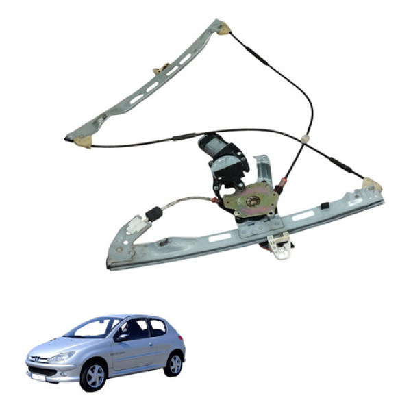 Maquin Vidro Elétric Diantei Esquerd Peugeot 206 2006 3 Port