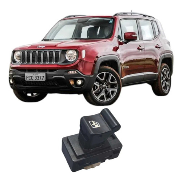 Botão Vidro Elétrico Dianteiro Direito Jeep Renegade  2015