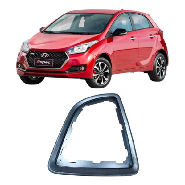 Moldura Alavanca Cambio Hyundai Hb20 2017 846531s000 Preto Preto