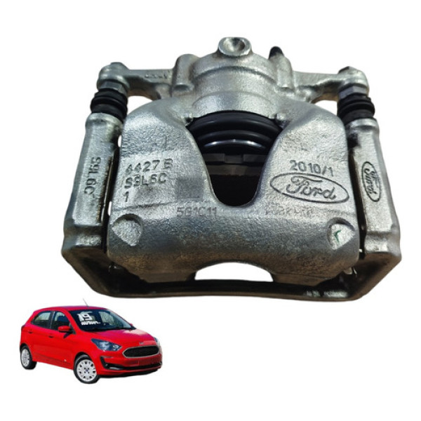 Pinça Cavalete Freio Dianteiro Esquerda Ford Ka 2014 A 2021