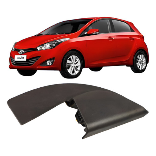 Acabamento Interno Retrovisor Direito Hyundai Hb20 2014-2019 Cinza