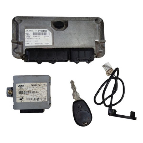 Kit Code Injeção Módulo  Fiat Uno Fire Flex 8v 2007 A 2016
